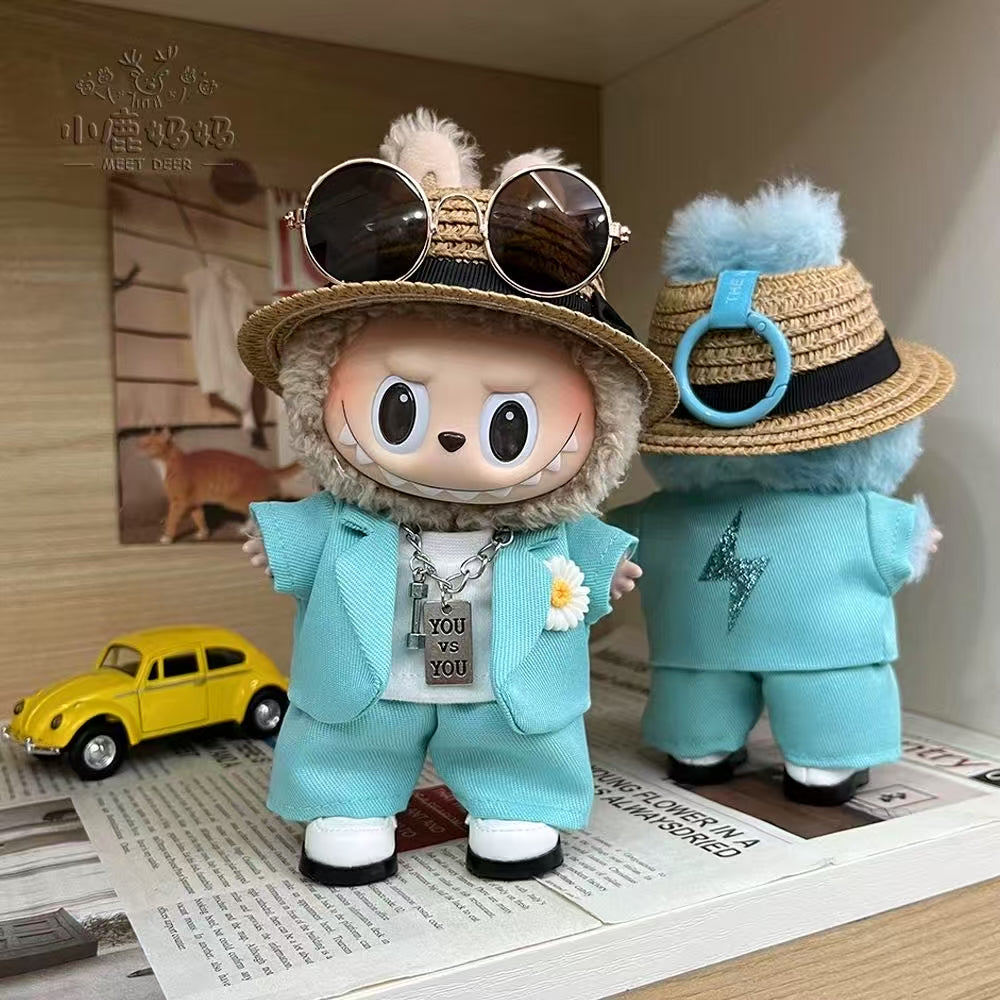 K-Pop Fashion: G - Dragon Look Labubu Doll Outfit from G-BUBU series
