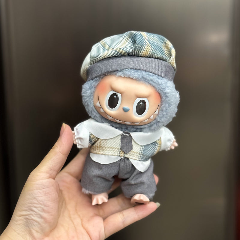 Handmade Outfit Set for Labubu Doll - Multiple Cute Styles (Including Hats, Dresses, Overalls, etc.)