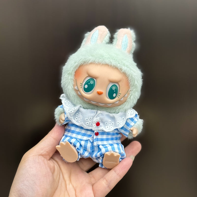 Handmade Outfit Set for Labubu Doll - Multiple Cute Styles (Including Hats, Dresses, Overalls, etc.)
