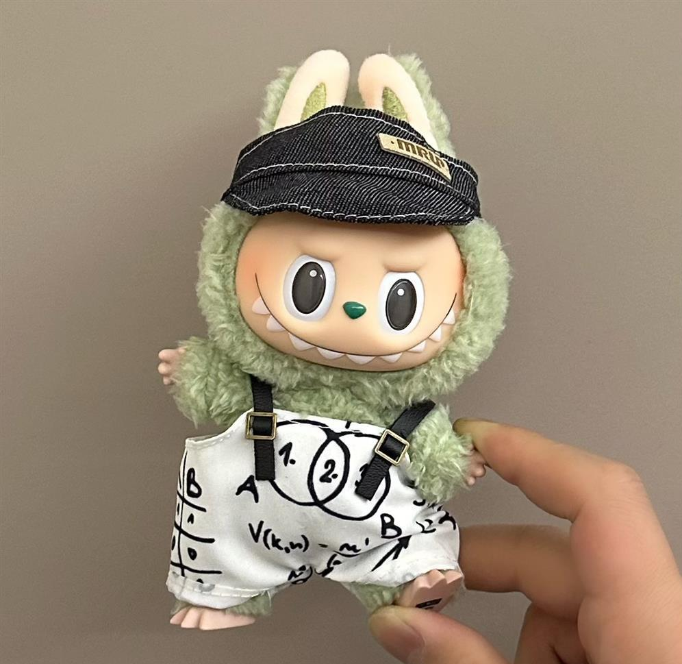 Handmade “Bunny & Plaid” Themed Outfit Collection for Labubu Dolls