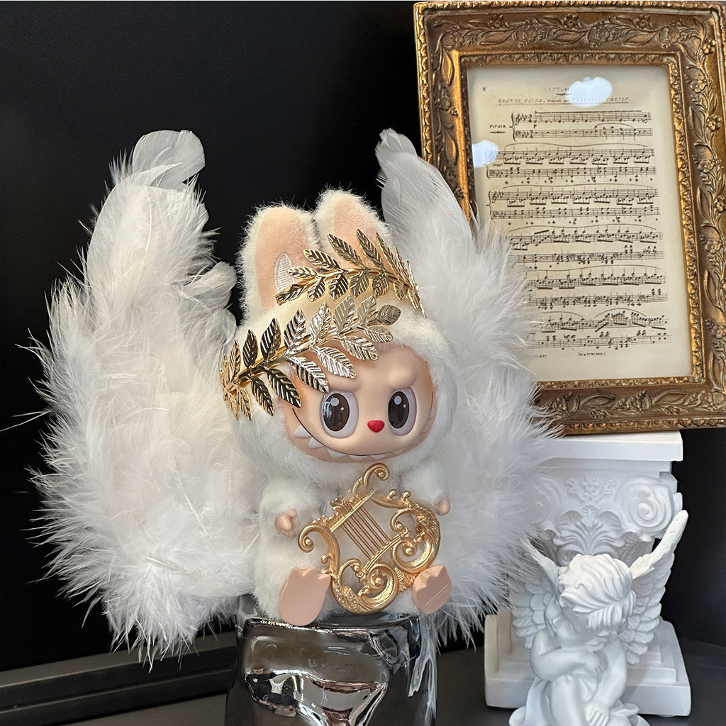 Heavenly Labubu Outfits – Angelic Wings Series