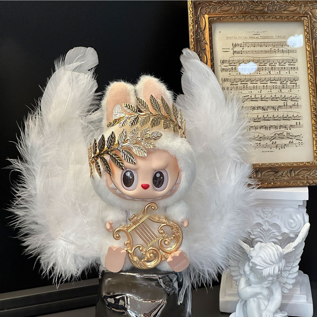 Heavenly Labubu Outfits – Angelic Wings Series